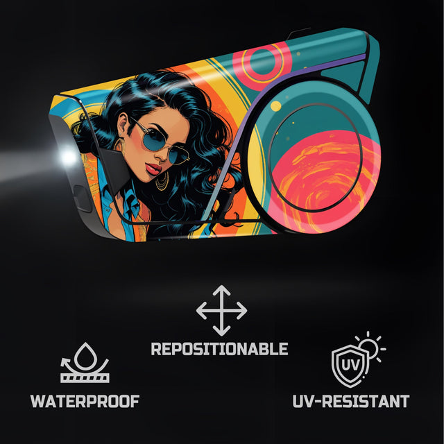 For Sena 60S Skin Stickers Communication System Protection Graphics Decal Retro Pop Art Motorcycle Accessories