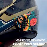 For Sena 60S Skin Stickers Communication System Protection Graphics Decal Retro Pop Art Motorcycle Accessories