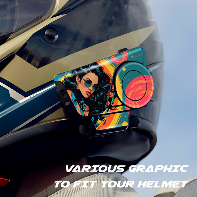 For Sena 60S Skin Stickers Communication System Protection Graphics Decal Retro Pop Art Motorcycle Accessories
