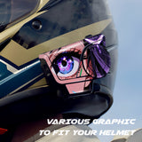 For Sena 60S Skin Stickers Communication System Protection Graphics Decal Fantasy Butterfly Girl II Motorcycle Accessories