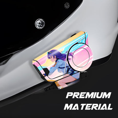 For Sena 60S Skin Stickers Communication System Protection Graphics Decal Anime Motor Girl Pink Motorcycle Accessories