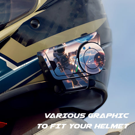 For Sena 60S Skin Stickers Communication System Protection Graphics Decal Galaxy Explorer Motorcycle Accessories