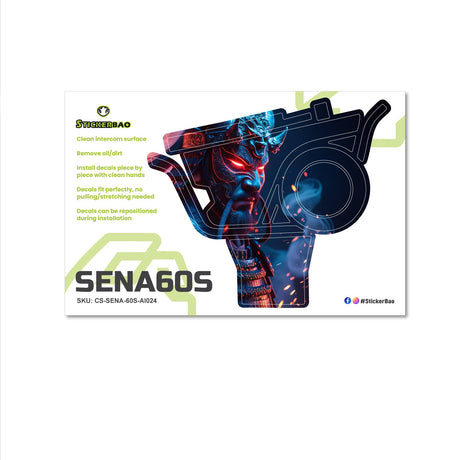 For Sena 60S Skin Stickers Communication System Protection Graphics Decal Mythological God Motorcycle Accessories