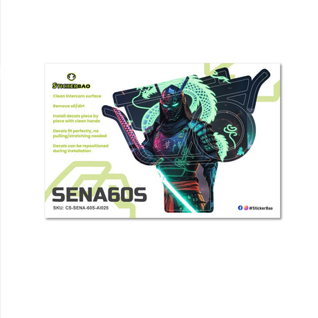For Sena 60S Skin Stickers Communication System Protection Graphics Decal Mythological Soldier Motorcycle Accessories
