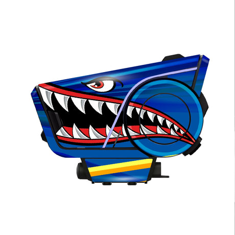 For Sena 60S Skin Stickers Communication System Protection Graphics Decal Cartoon Shark Motorcycle Accessories