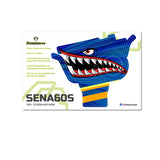 For Sena 60S Skin Stickers Communication System Protection Graphics Decal Cartoon Shark Motorcycle Accessories