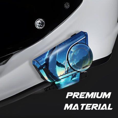 For Sena 60S Skin Stickers Communication System Protection Graphics Decal Jumping Whale Motorcycle Accessories