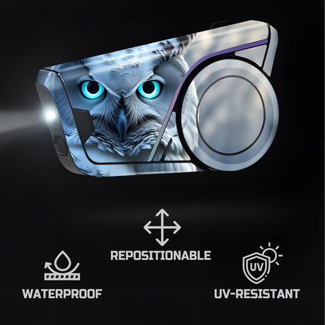 For Sena 60S Skin Stickers Communication System Protection Graphics Decal Owl Motorcycle Accessories