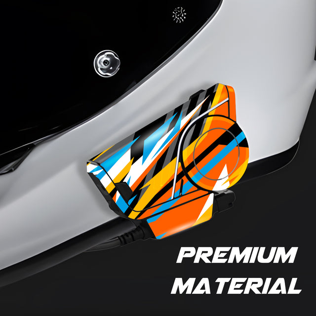 For Sena 60S Skin Stickers Communication System Protection Graphics Decal L28 Abstract Colorful Motorcycle Accessories