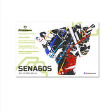 For Sena 60S Skin Stickers Communication System Protection Graphics Decal L46 Abstract Colorful Motorcycle Accessories