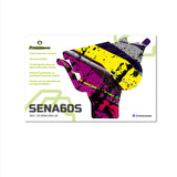For Sena 60S Skin Stickers Communication System Protection Graphics Decal L62 Abstract Colorful Motorcycle Accessories