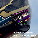 For Sena 60S Skin Stickers Communication System Protection Graphics Decal L85 Abstract Colorful Motorcycle Accessories