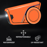 For Sena 60S Skin Stickers Communication System Protection Graphics Decal Solid Color Orange Motorcycle Accessories
