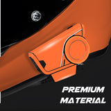 For Sena 60S Skin Stickers Communication System Protection Graphics Decal Solid Color Orange Motorcycle Accessories