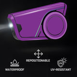 For Sena 60S Skin Stickers Communication System Protection Graphics Decal Solid Color Purple Motorcycle Accessories