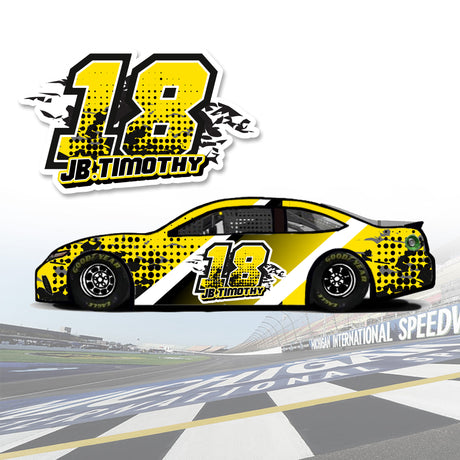 Stand out from the pack with our unique racing number designs.