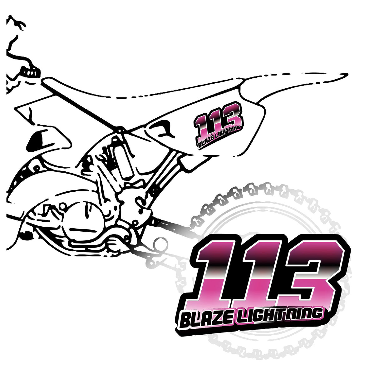 Looking for a racing number sticker that's as cool as your ride? Look no further! Our custom designs feature bold graphics, sleek lines, and the option to add your own number and name. So whether you're tearing up the track or cruising the streets, make sure you do it in style with our racing number stickers.