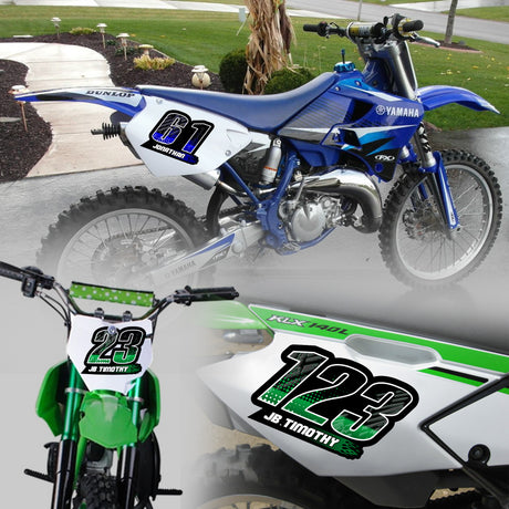 YZ125 and KLX140L dirt bike install photo