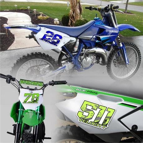 Stand out from the pack with our unique racing number designs.