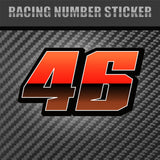 Leave your mark with our custom racing number stickers.