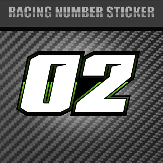 Custom Race Number Stickers – StickerBao Wheel Sticker Store