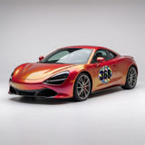 Custom Iridescent Racing Number Stickers for Cars (Set of 2) - RCC006T - StickerBao Wheel Sticker Store
