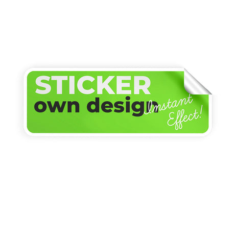 Rectangle | Custom Die Cut Sticker labels Logo Stickers for Business Customized Etiquetas Personalizes 50 100 200 pc | Make Your Own Sticker - StickerBao Wheel Sticker Store