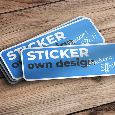 Rectangle | Custom Die Cut Sticker labels Logo Stickers for Business Customized Etiquetas Personalizes 50 100 200 pc | Make Your Own Sticker - StickerBao Wheel Sticker Store