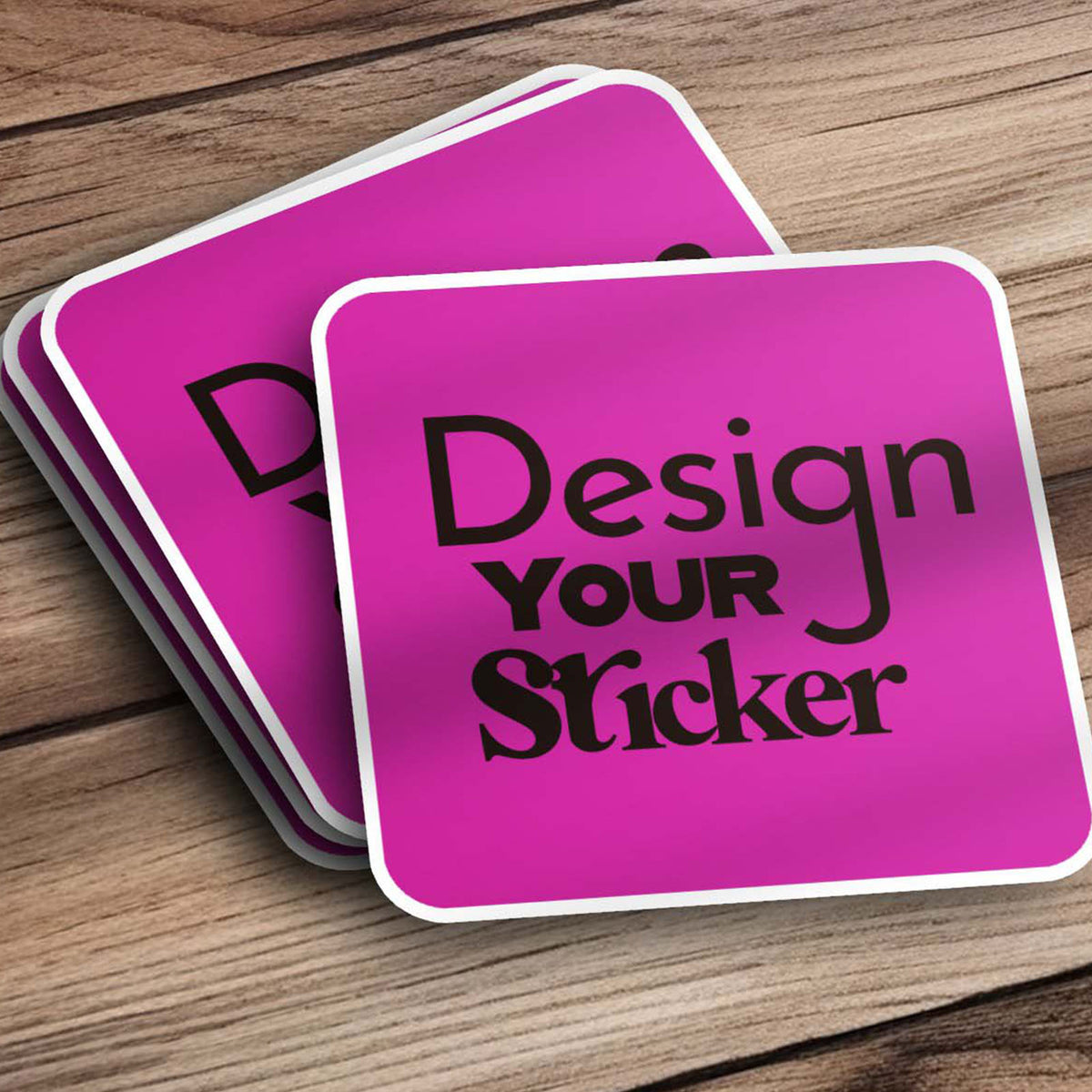 Square App Sticker Square Stickers - Glossy / Matte – StickerBao Wheel Sticker Store