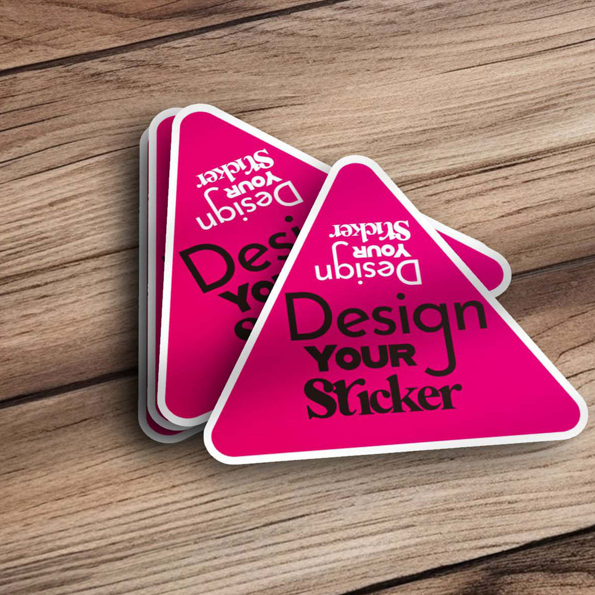 Triangle, Custom Die Cut Sticker labels Logo Stickers for Business  Customized Etiquetas Personalizes 50 100 200 pcs, Make Your Own Sticker