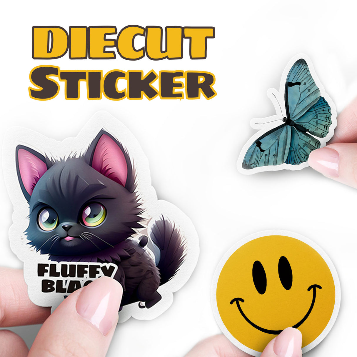 StickerBao Custom Die Cut Sticker labels Logo Make Your Own