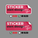 Triangle | Custom Die Cut Sticker labels Logo Stickers for Business Customized Etiquetas Personalizes 50 100 200 pcs | Make Your Own Sticker - StickerBao Wheel Sticker Store