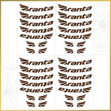 For Branta C45 Wheel Decal Set – 700C Road Bike Rim Stickers (45mm Depth, Glossy / Matte)