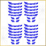 For Branta C45 Wheel Decal Set – 700C Road Bike Rim Stickers (45mm Depth, Glossy / Matte)