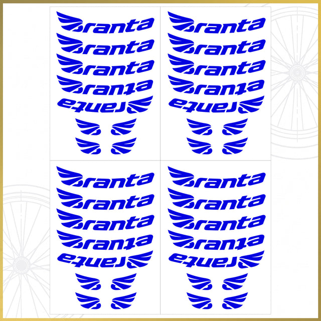 For Branta C45 Wheel Decal Set – 700C Road Bike Rim Stickers (45mm Depth, Glossy / Matte)