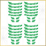 For Branta C45 Wheel Decal Set – 700C Road Bike Rim Stickers (45mm Depth, Glossy / Matte)