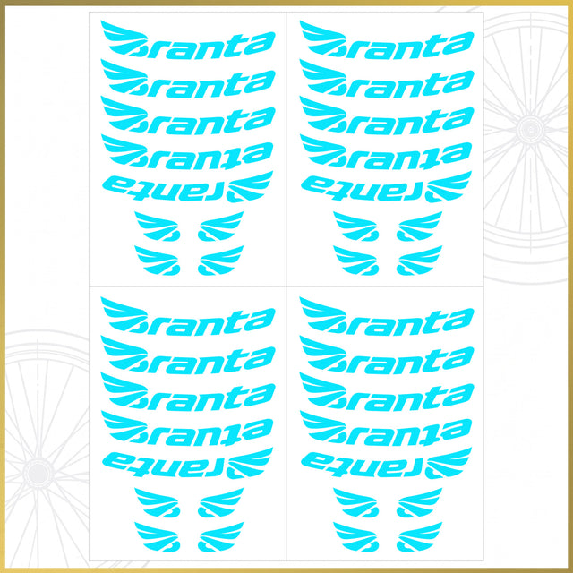 For Branta C45 Wheel Decal Set – 700C Road Bike Rim Stickers (45mm Depth, Glossy / Matte)