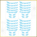 For Branta C45 Wheel Decal Set – 700C Road Bike Rim Stickers (45mm Depth, Glossy / Matte)
