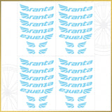 For Branta C45 Wheel Decal Set – 700C Road Bike Rim Stickers (45mm Depth, Glossy / Matte)