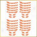 For Branta C45 Wheel Decal Set – 700C Road Bike Rim Stickers (45mm Depth, Glossy / Matte)