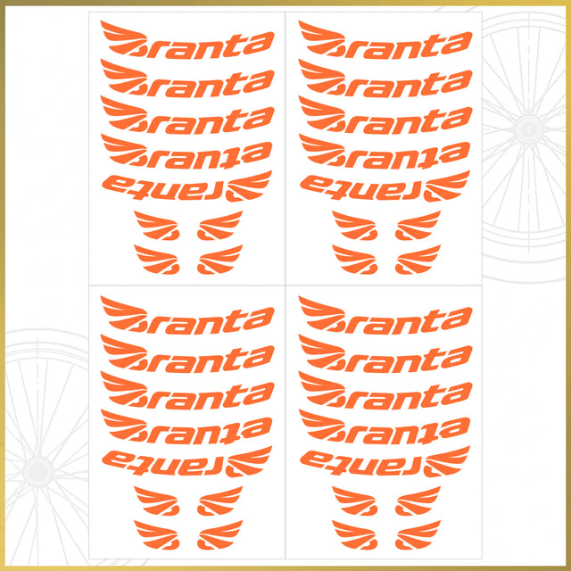 For Branta C45 Wheel Decal Set – 700C Road Bike Rim Stickers (45mm Depth, Glossy / Matte)