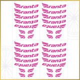 For Branta C45 Wheel Decal Set – 700C Road Bike Rim Stickers (45mm Depth, Glossy / Matte)