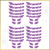 For Branta C45 Wheel Decal Set – 700C Road Bike Rim Stickers (45mm Depth, Glossy / Matte)