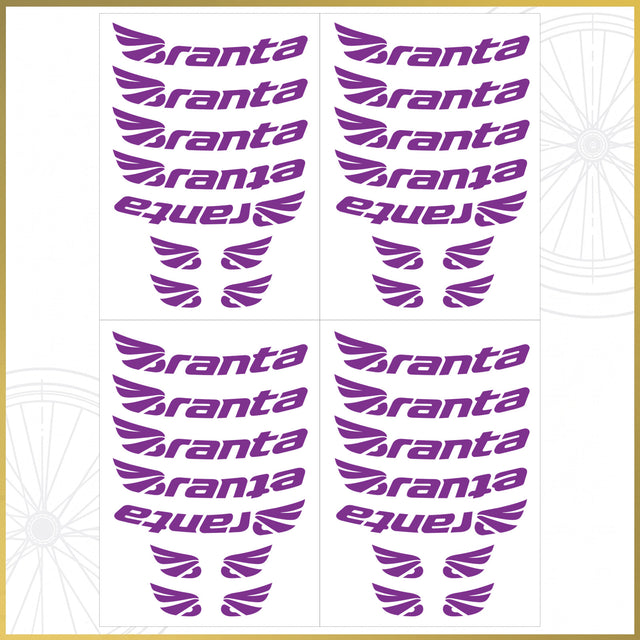 For Branta C45 Wheel Decal Set – 700C Road Bike Rim Stickers (45mm Depth, Glossy / Matte)