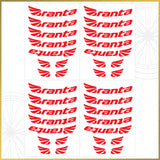 For Branta C45 Wheel Decal Set – 700C Road Bike Rim Stickers (45mm Depth, Glossy / Matte)