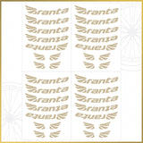 For Branta C45 Wheel Decal Set – 700C Road Bike Rim Stickers (45mm Depth, Glossy / Matte)