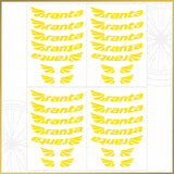 For Branta C45 Wheel Decal Set – 700C Road Bike Rim Stickers (45mm Depth, Glossy / Matte)