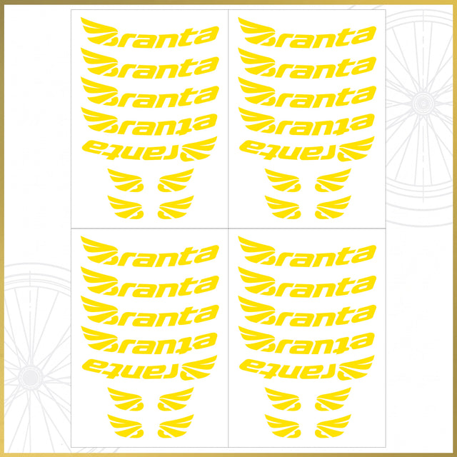For Branta C45 Wheel Decal Set – 700C Road Bike Rim Stickers (45mm Depth, Glossy / Matte)