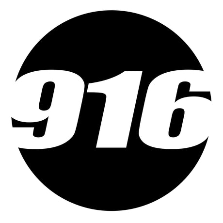 Pro-Series Custom Hollow Racing Number Decals – Solid Black Vinyl (Pair) - Style A - StickerBao Wheel Sticker Store