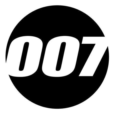 Pro-Series Custom Hollow Racing Number Decals – Solid Black Vinyl (Pair) - Style A - StickerBao Wheel Sticker Store